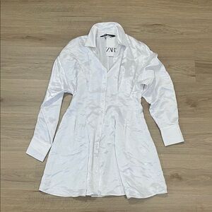 Zara White Mini Dress